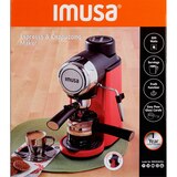 IMUSA Electric Epic Red Espresso and Cappuccino Maker, 4 CUP, thumbnail image