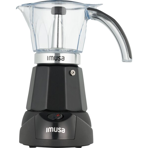 IMUSA Electric Espresso Maker, 6-Cup Capacity, Black