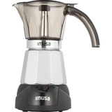 IMUSA Electric Espresso Maker, 3-6 Cup Capacity, Silver, thumbnail image