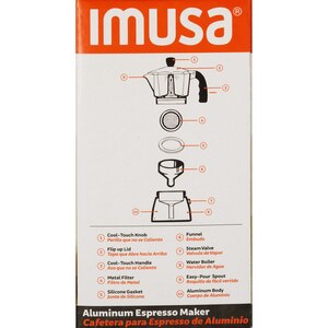 IMUSA Traditional Stovetop Coffeemaker, 1 CUP