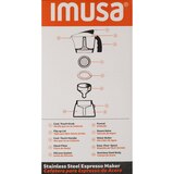 Imusa Espresso Coffee Maker, 4  Cup Capacity, Stainless Steel,  Silver, thumbnail image