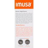 IMUSA Single Electric Burner, Adjustable Knob, thumbnail image
