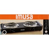 IMUSA Electric Double Burner, Adjustable Knob, thumbnail image