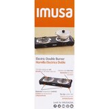 IMUSA Electric Double Burner, Adjustable Knob, thumbnail image