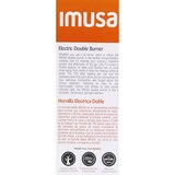 IMUSA Electric Double Burner, Adjustable Knob, thumbnail image