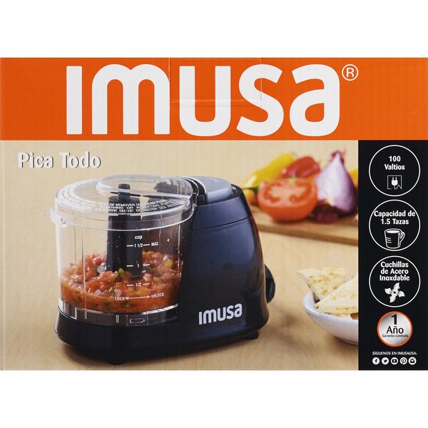 IMUSA Electric Mini Chopper, Black, 1.5 CUP