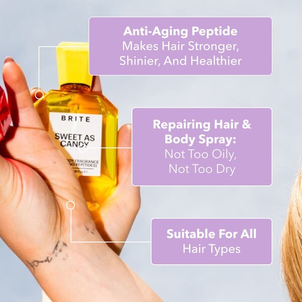 BRITE Hair & Body Fragrance + Repairing Peptides