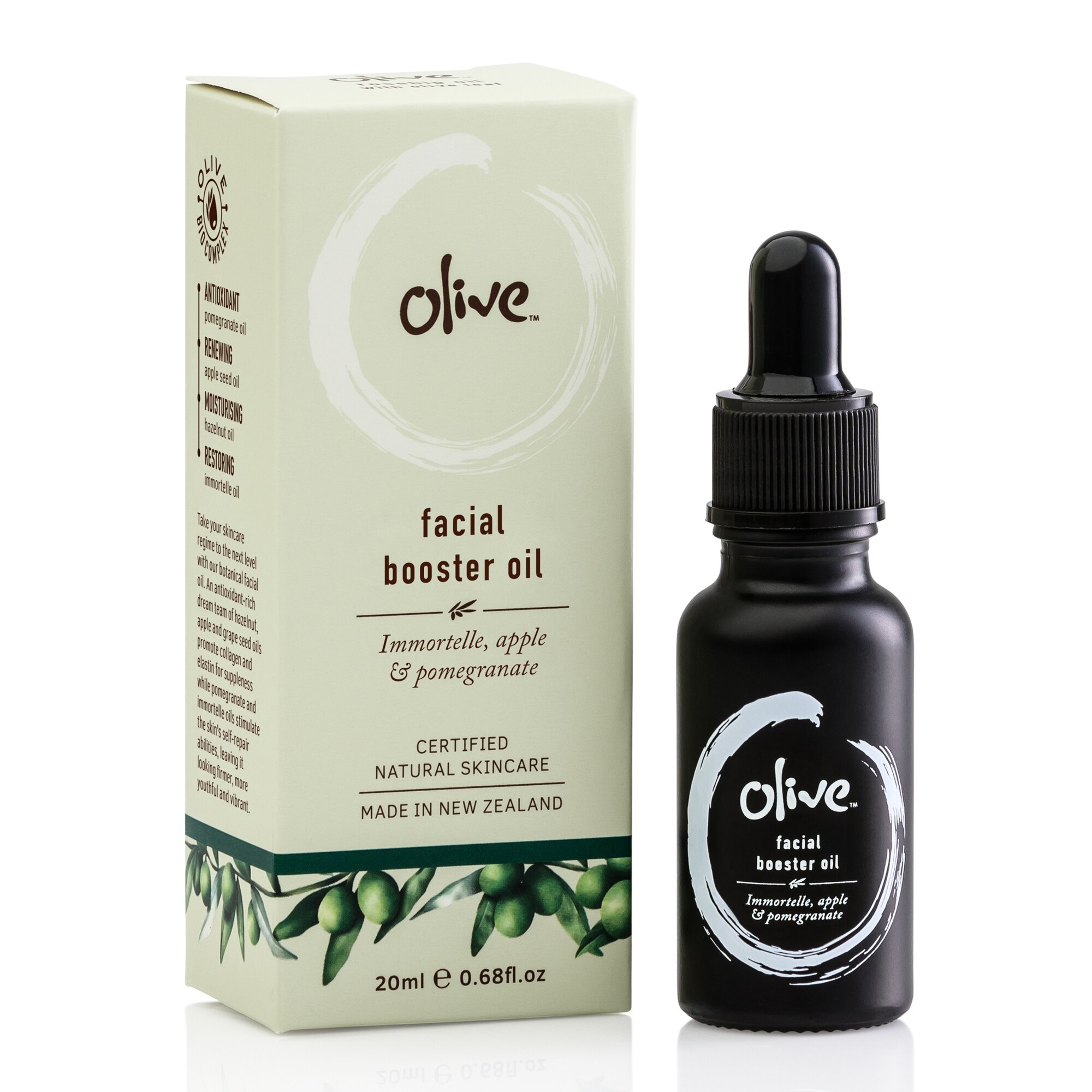 Olive Facial Booster Oil, 0.68 OZ