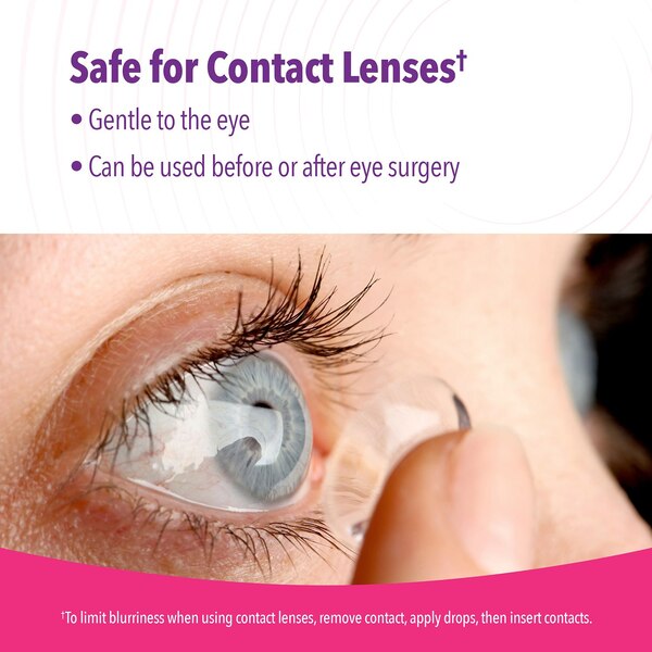 iVIZIA Sterile Lubricant Eye Drops for Dry Eyes- Preservative-Free, Contact Lens Friendly