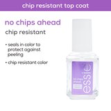 essie Salon-Quality Nail Care, Vegan, no chips ahead (clear top coat), 0.46 fl oz, thumbnail image