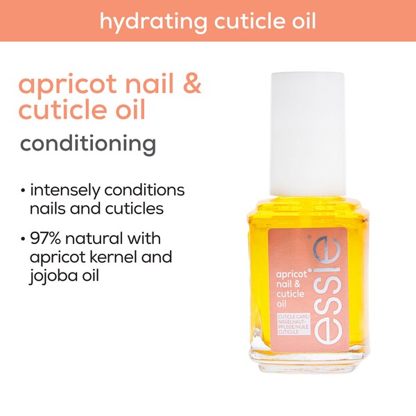 essie Salon-Quality Nail Care, Vegan, Apricot Cuticle Oil