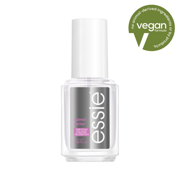 essie Salon-Quality Nail Care, Vegan, speed setter Quick-Dry Top Coat