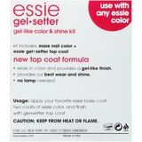 essie Gel-Setter Gel Like Color and Shine Plus Top Coat Kit, thumbnail image