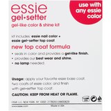 essie Gel-Setter Gel Like Color and Shine Plus Top Coat Kit, thumbnail image