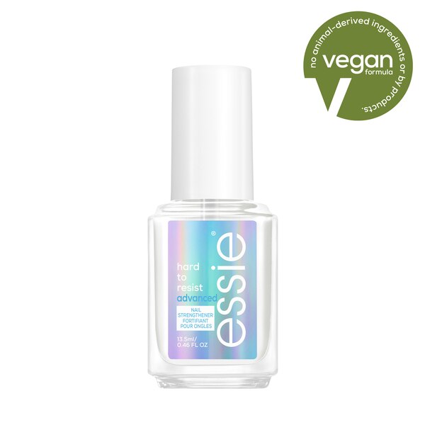 essie Salon-Quality Nail Care, Vegan, strengthener treatment, hard to resist advanced, 0.46 fl oz