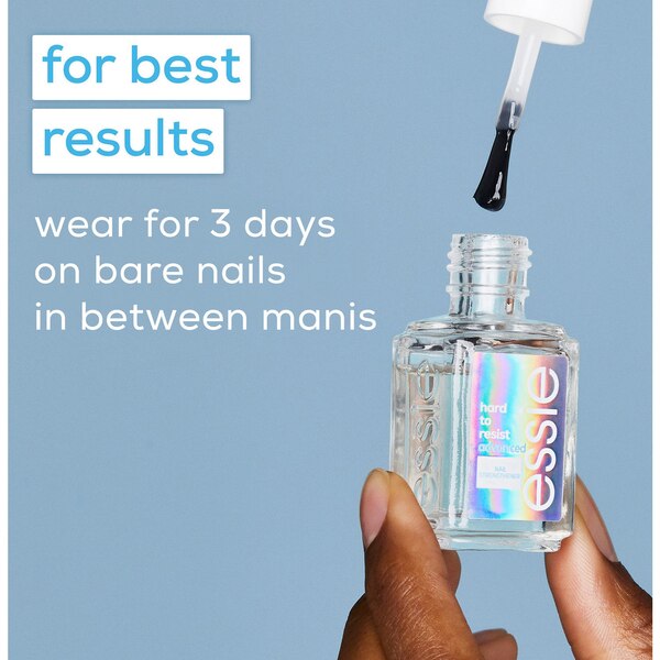 essie Salon-Quality Nail Care, Vegan, strengthener treatment, hard to resist advanced, 0.46 fl oz
