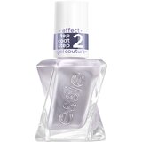 essie Gel Couture Long-Lasting Nail Polish, Metallic Glaze Top Coats, glazed chrome, thumbnail image