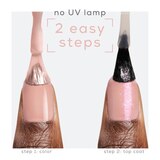essie Gel Couture Long-Lasting Nail Polish, Metallic Glaze Top Coats, glazed chrome, thumbnail image