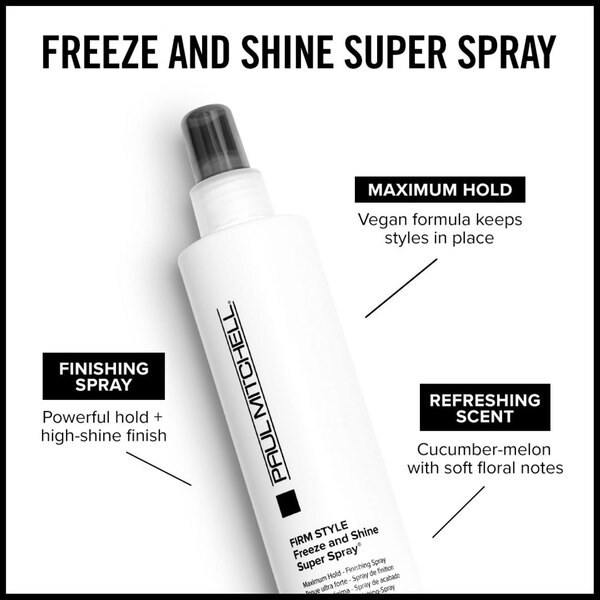 Paul Mitchell Freeze And Shine Super Spray, 8.5 OZ