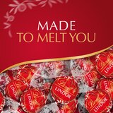 Lindt, Lindor Milk Chocolate Candy Truffles with Smooth, Melting Truffle Center, 0.8 oz, thumbnail image
