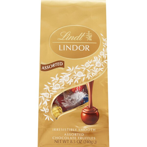 Lindt, Lindor Assorted Chocolate Truffles Bag, 8.5 oz