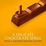 Lindt Lindor Caramel Chocolate Truffle Bar, Chocolate Candy Bar with Smooth Center, 1.3 oz, thumbnail image 2 of 5