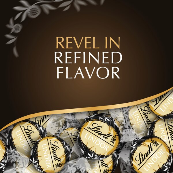 Lindt Lindor 70% Extra Dark Chocolate Candy Truffles, Melting Truffle Center, Bag, 5.1 oz