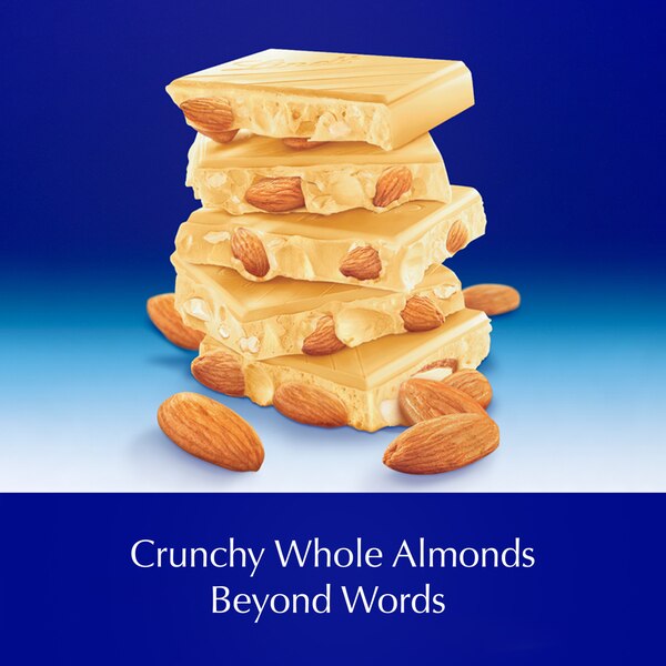 Lindt Classic Recipe Whole Almond White Chocolate Candy Bar, 5.3 oz