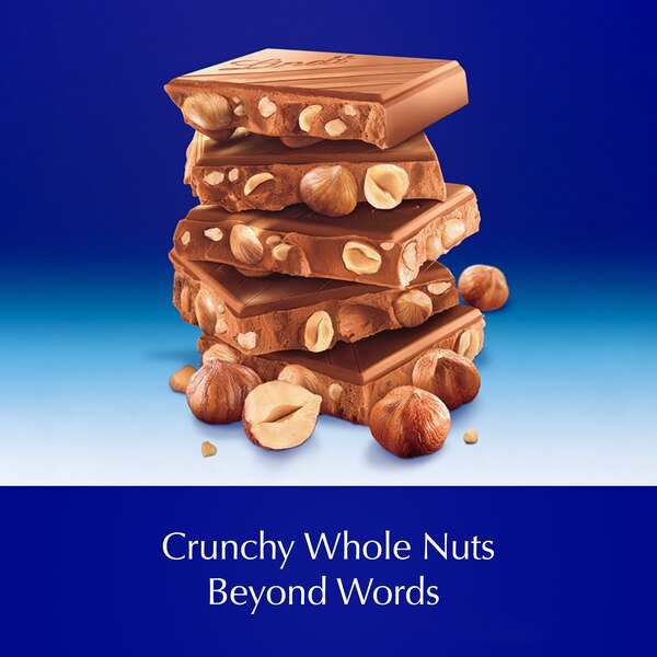 Lindt Classic Recipe Whole Hazelnut Milk Chocolate Candy Bar, 5.3 oz
