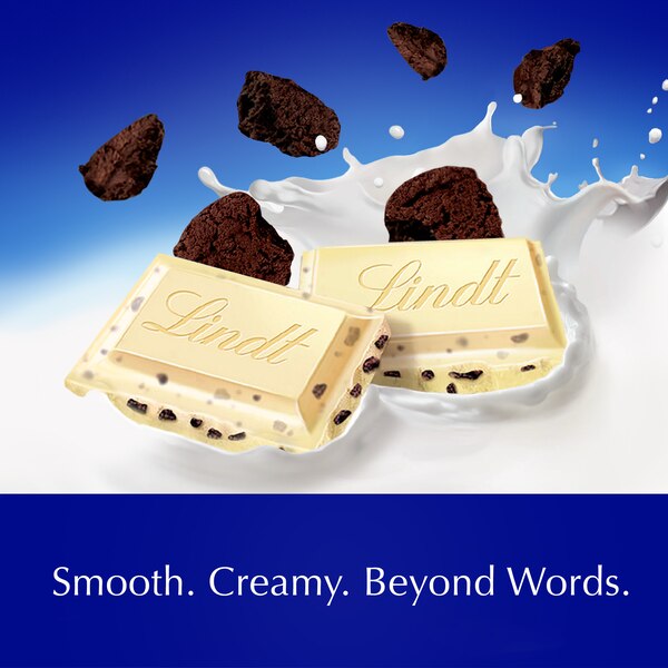 Lindt Classic Recipe Cookies and Creme White Chocolate Candy Bar, 4.2 oz