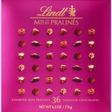 Lindt, Mini Pralines, Assorted Chocolate Pralines with Premium Filling Box, 6.2 oz, thumbnail image