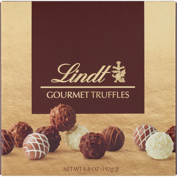 Lindt, Gourmet Chocolate Candy Truffles Gift Box, 6.8 oz