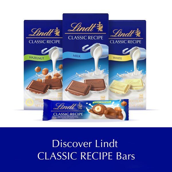Lindt Classic Recipe Whole Hazelnut Milk Chocolate Candy Stick, 1.2 oz