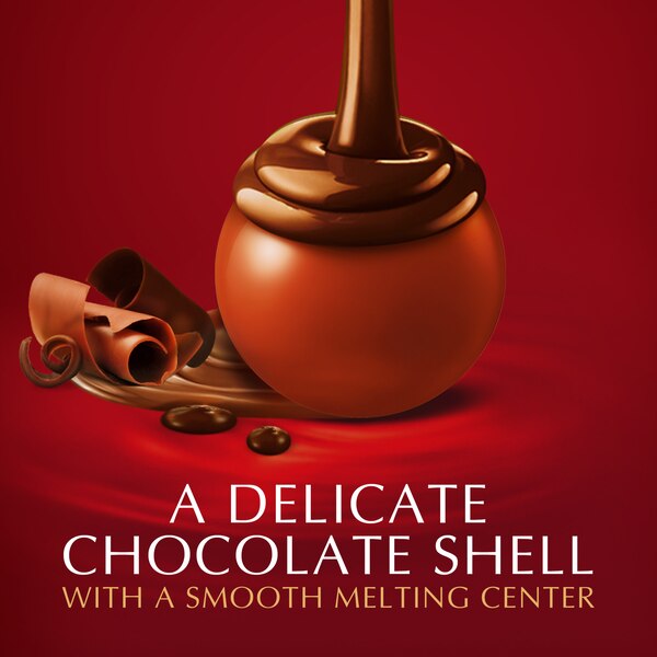 Lindt, Lindor Double Chocolate Milk Chocolate Candy Truffles, Chocolates with Smooth, Melting Truffle Center, 5.1 oz. Bag
