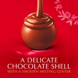 Lindt LINDOR Milk Chocolate Candy Truffles, Chocolates with Smooth, Melting Truffle Center, 1.3 oz., 3 Pack, thumbnail image