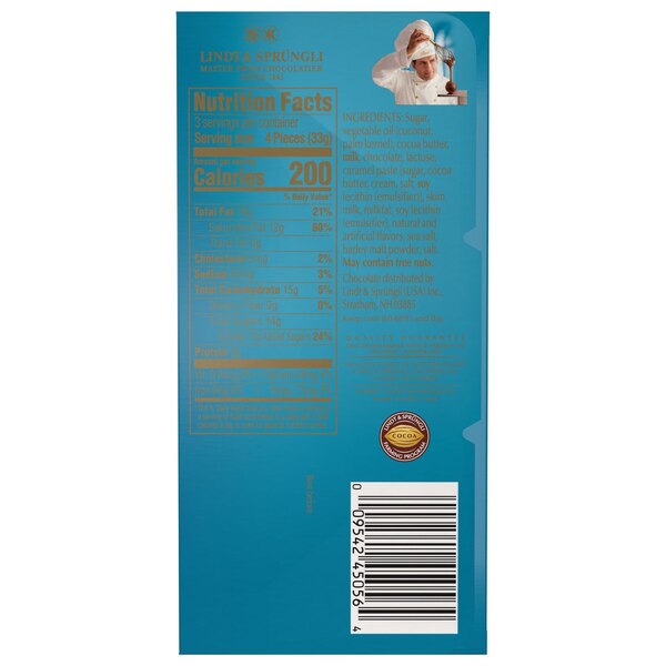 Lindor, Milk Filled Bar 3.5oz