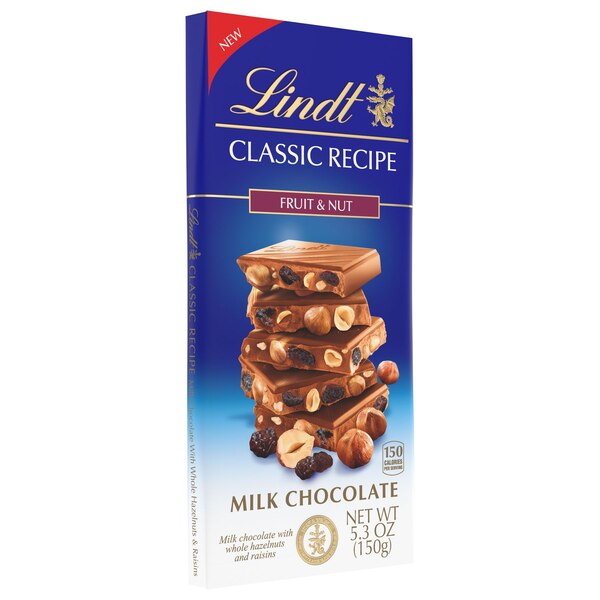 Lindt, Classic Recipe Whole Hazelnut Milk Chocolate Candy Bar, 5.3 oz.