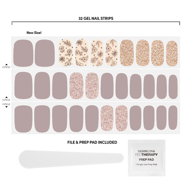 Dashing Diva Gloss Gel Strip Palette, Lavender Dreams