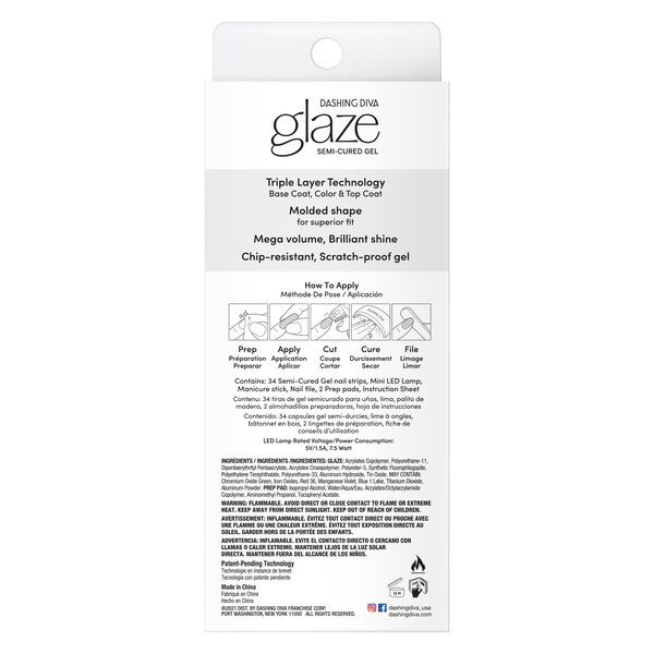 Dashing Diva Glaze Starter Kit, Powder Pink