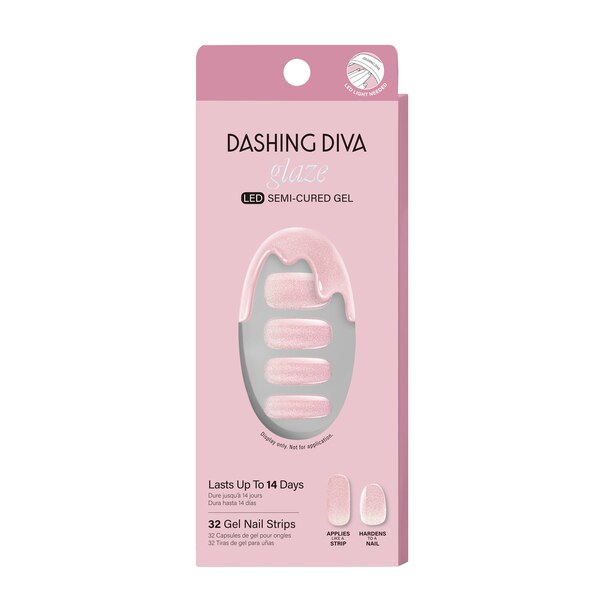 Dashing Diva Glaze Gel Art Studio False Nails, BALL