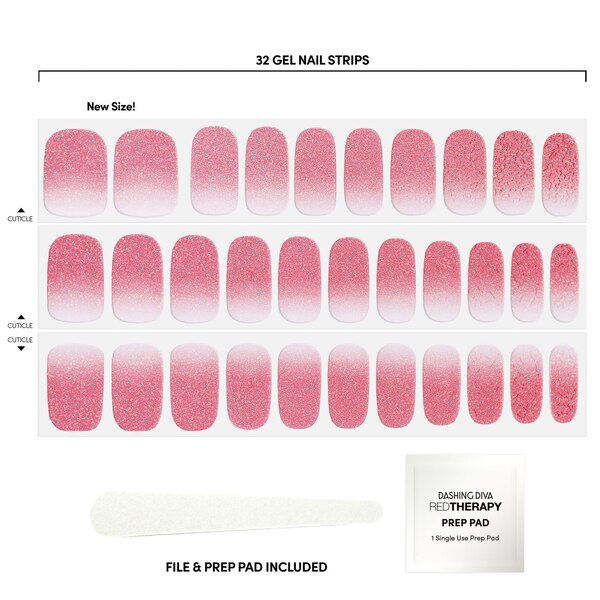 Dashing Diva Gloss Gel Strip Palette, Smitten at Sundown