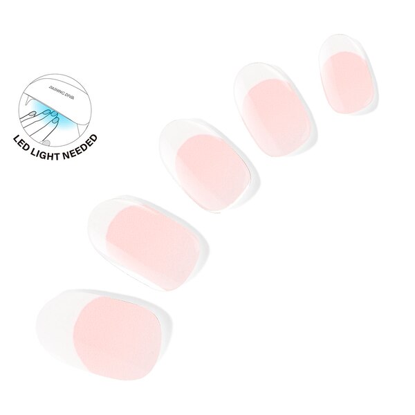 Dashing Diva Glaze Gel Strip Palette, Pearly Whites