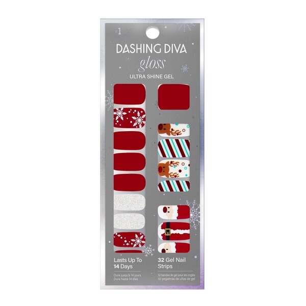 Dashing Diva Gloss Gel Strip Palette, Holiday 2024 Collection