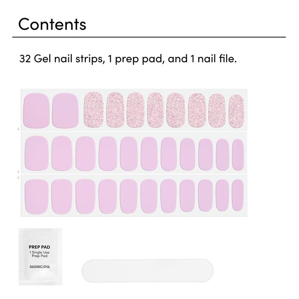 Dashing Diva Gloss Gel Strip Palette, Fairytale Moment