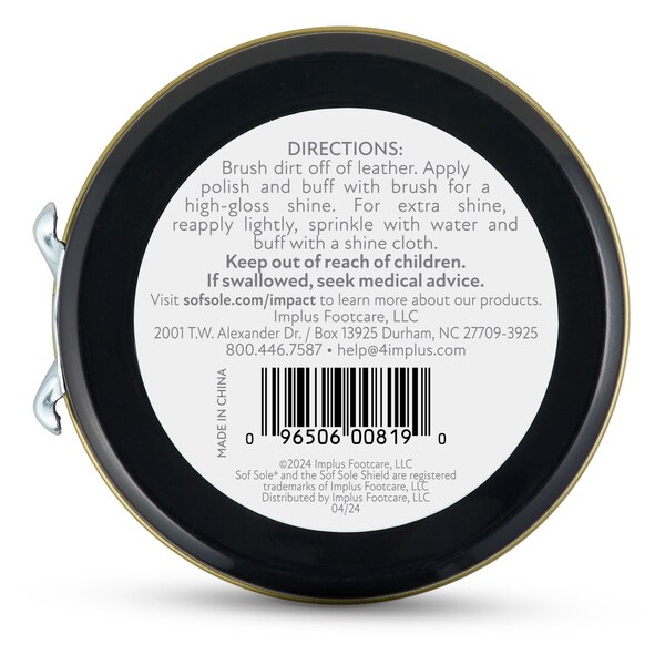 Sof Sole Shoe Polish, Brown, 1.5 oz