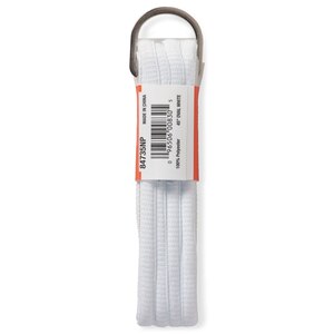 Sof Sole D-Ring Oval Dress Laces, White 45 in