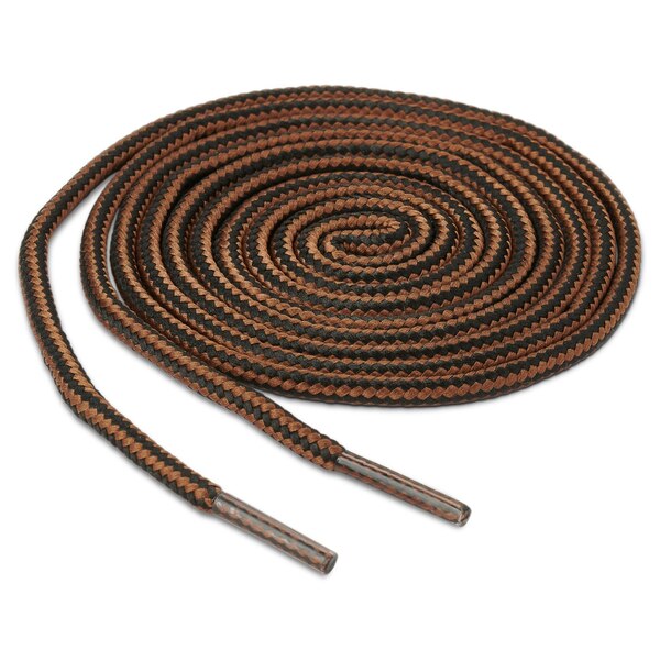 Sof Sole Boot Laces, Black and Brown, 60 in