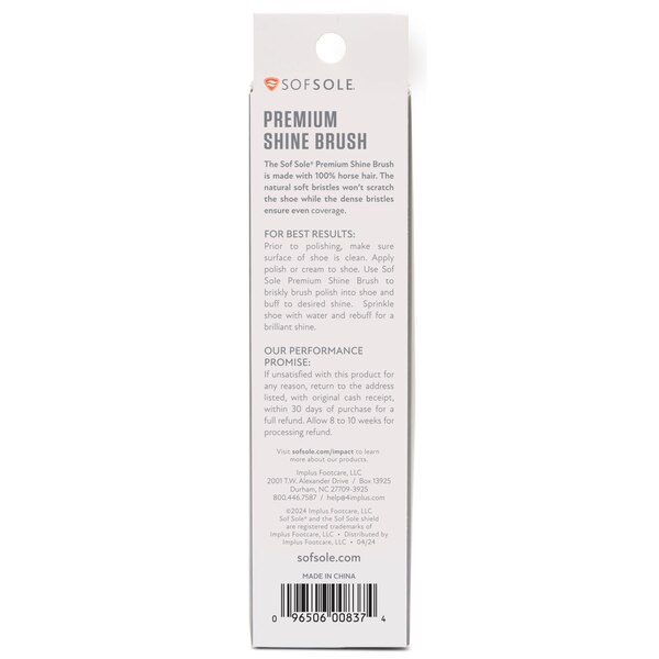 Sof Sole Premium Horse Hair Shine Brush