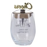 Young's Wine Glass W Topper Friends 20 oz, thumbnail image