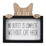 Young's Cat Shelf Sign No Outfit Is Complete, thumbnail image 1 of 4